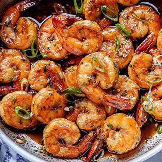 میگو کبابی تازه فرآوری شده مناسب گریل و پخت سریع